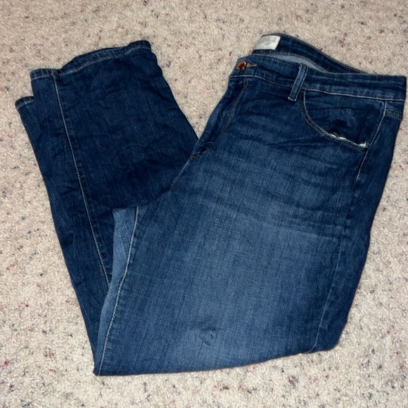 Universal Thread Denim - Universal Thread high rise slim straight cropped jeans size 17R